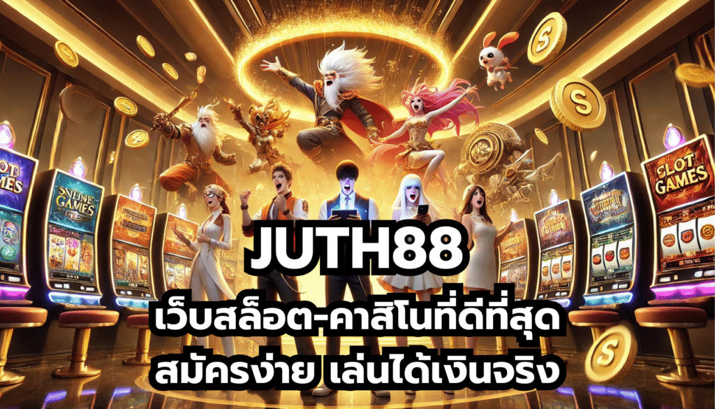 JUTH88 เว็บสล็อต-คาสิโนที่ดีที่สุด สมัครง่าย เล่นได้เงินจริง